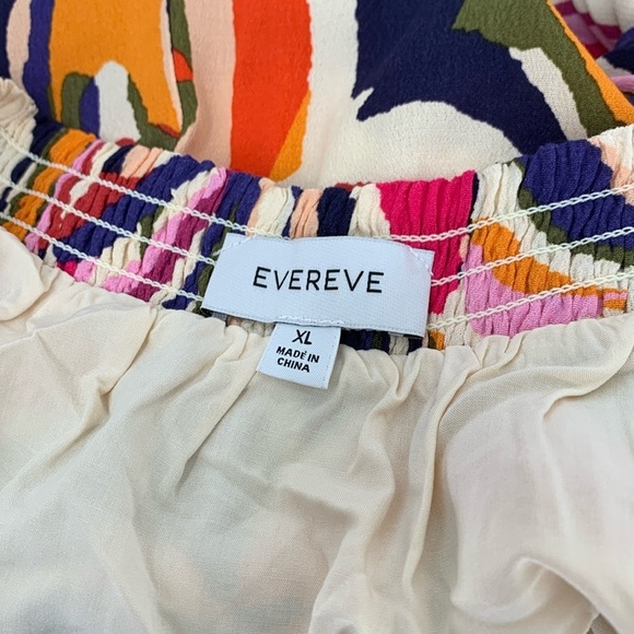 Evereve Evelyn maxi dress tank long flowy smocked colorful abstract new X-Large - Picture 6 of 6